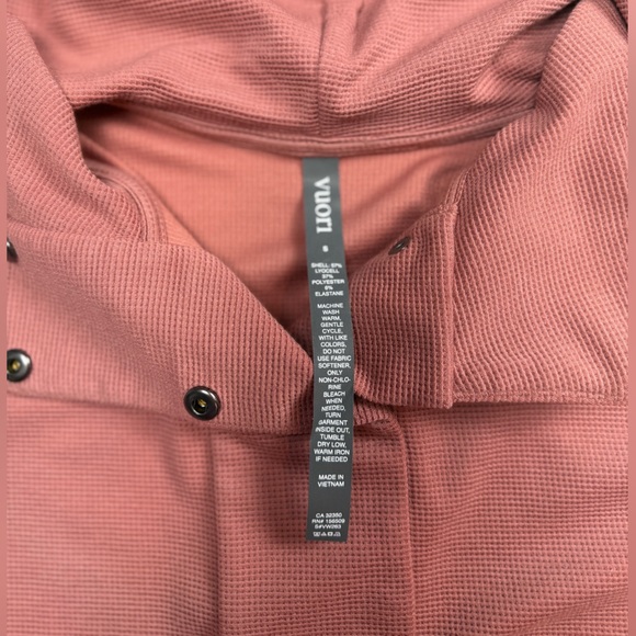 NWT ✨ Vuori Women’s Bayview Thermal Hoodie Rosewood VA263 Size Small Retail $128 - Picture 8 of 12